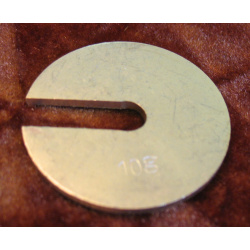 Slotted Weights, 10 Grams