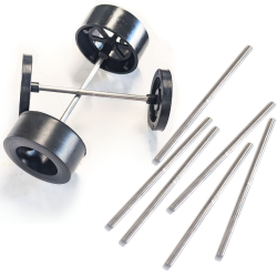 Axle Rods For Wheels 1/8 " Shaft (Pack Of 100 Axles)