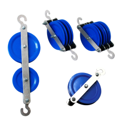 Plastic Pulleys On Metal Assembled Frames