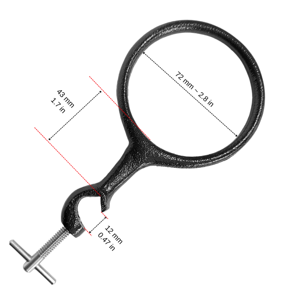 Cast iron support ring (72mm ID)